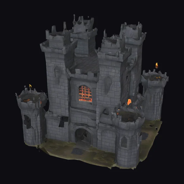 Abandoned Medieval Castle Keep