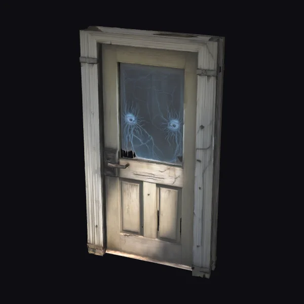 Abandoned House Front Door