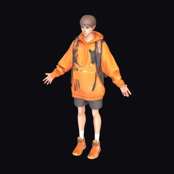 Young Urban Male Figure