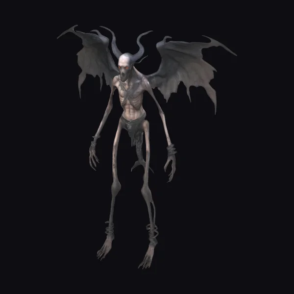 Winged Humanoid Dark Creature