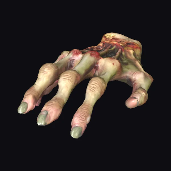 Zombie Hand Highly Detailed