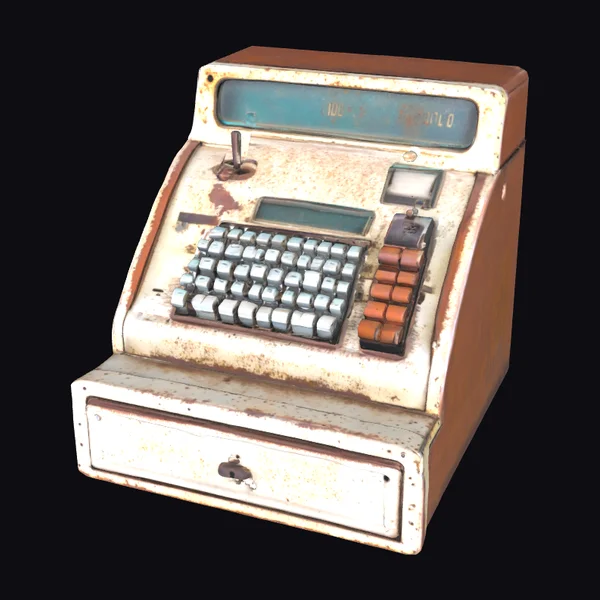 Rusty Old Cash Register