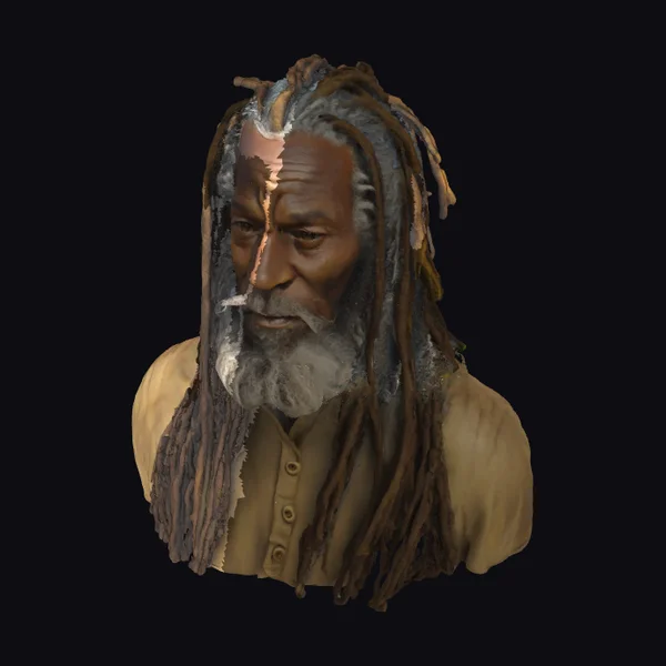 Afrocentric Rasta Man Bust