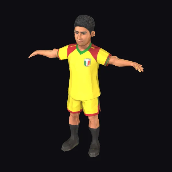 Young Latino Soccer Player