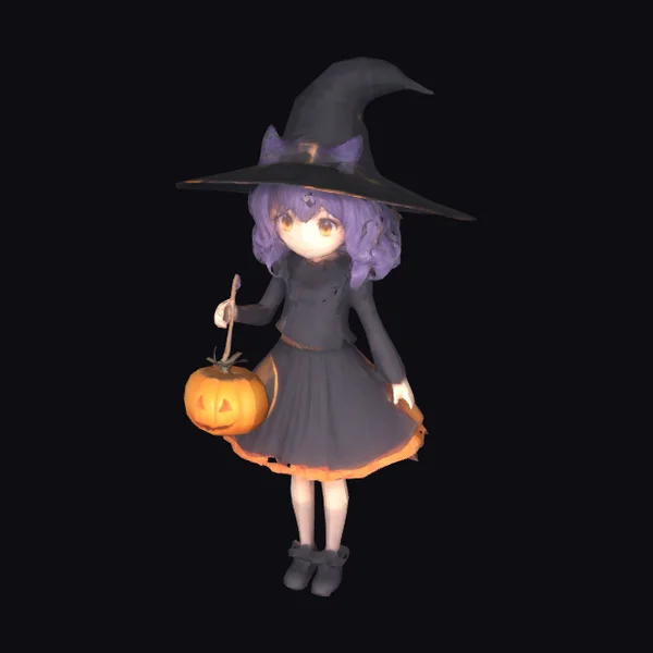 Young Witch in Black