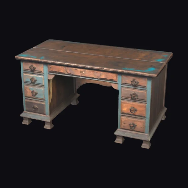 Old Rotted Wood Desk