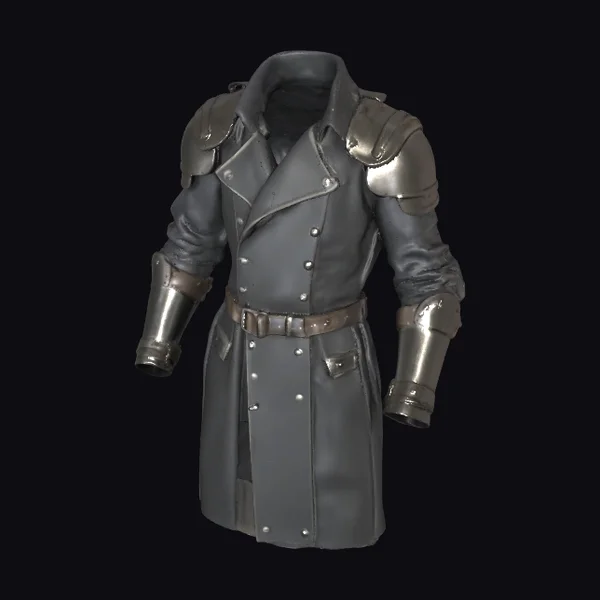 Armored Dark Grey Coat