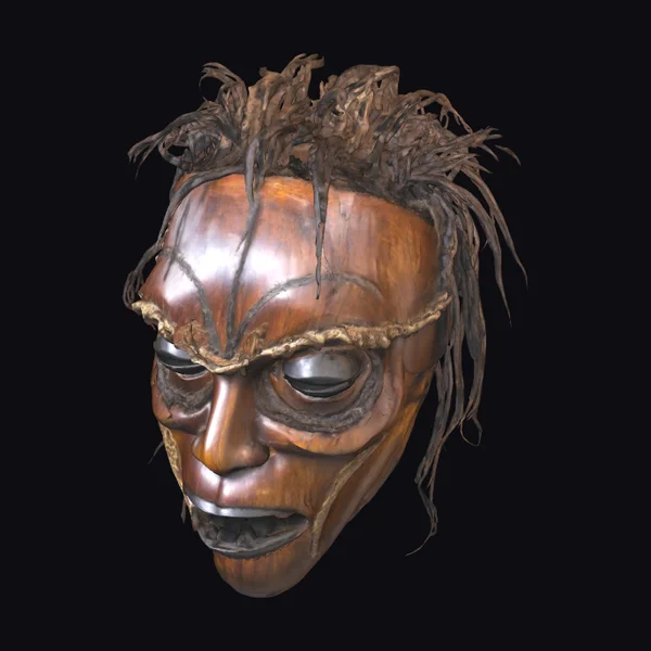 Wooden Voodoo Mask
