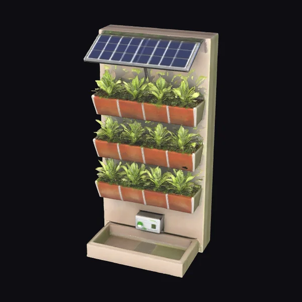 Solar Powered Vertical Garden