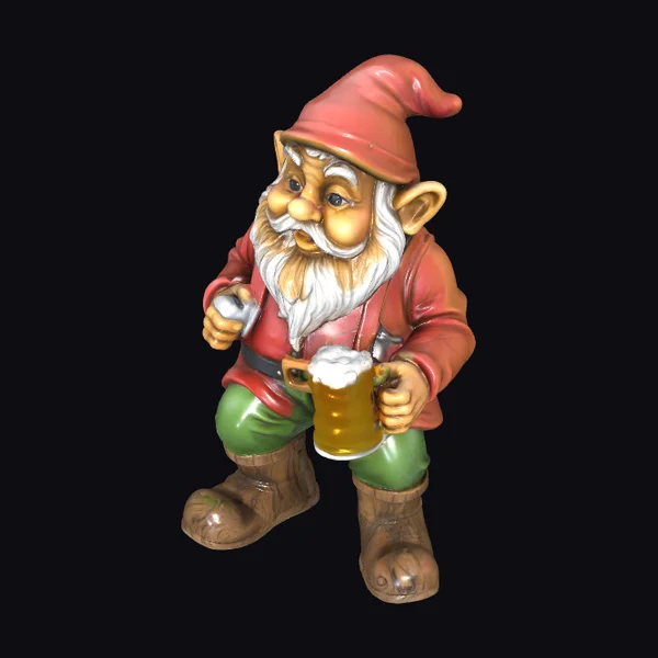Garden Gnome with Beer