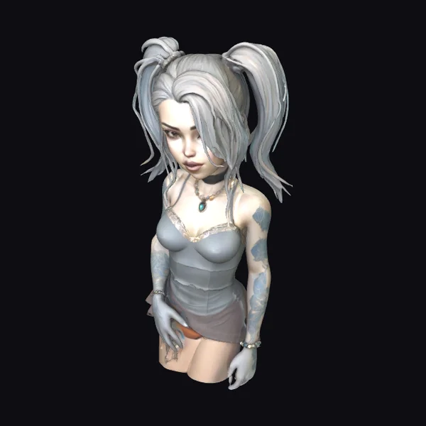 Cyberpunk Female Character