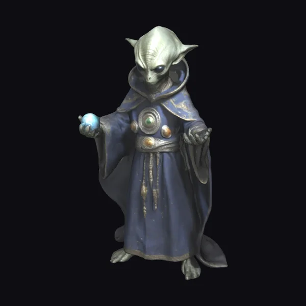 Alien Wizard Figure