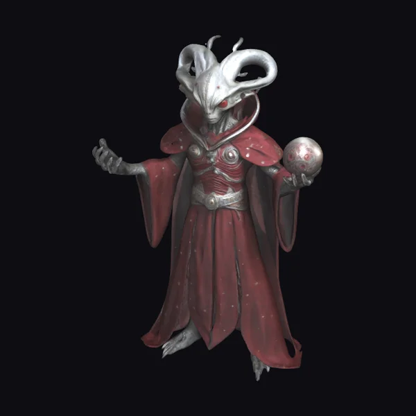 Alien Sorcerer with Orb