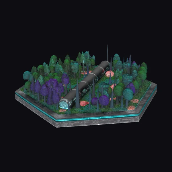 Cyber Forest Diorama