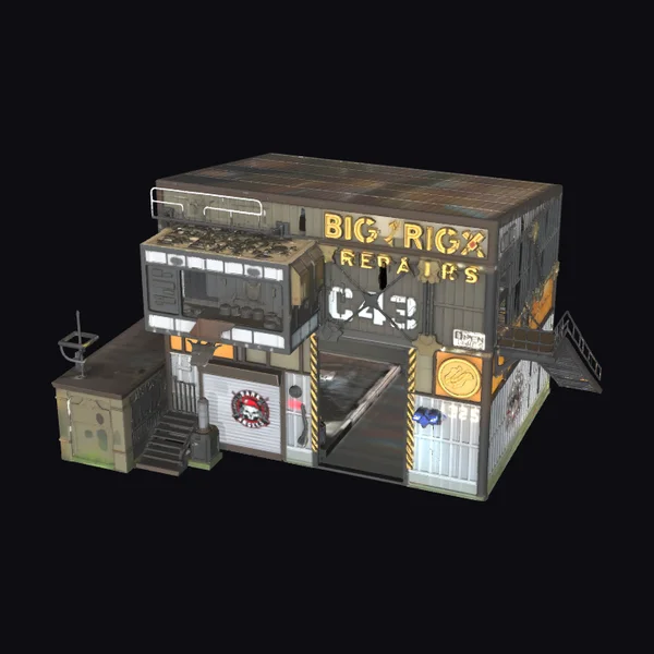 Rusty Truck Repair Shop