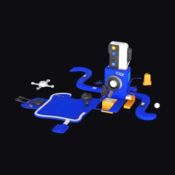 Disassembled Toy Camera