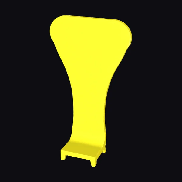 Yellow Display Stand