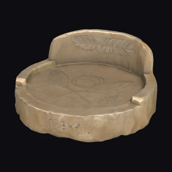 Ancient Stone Ashtray