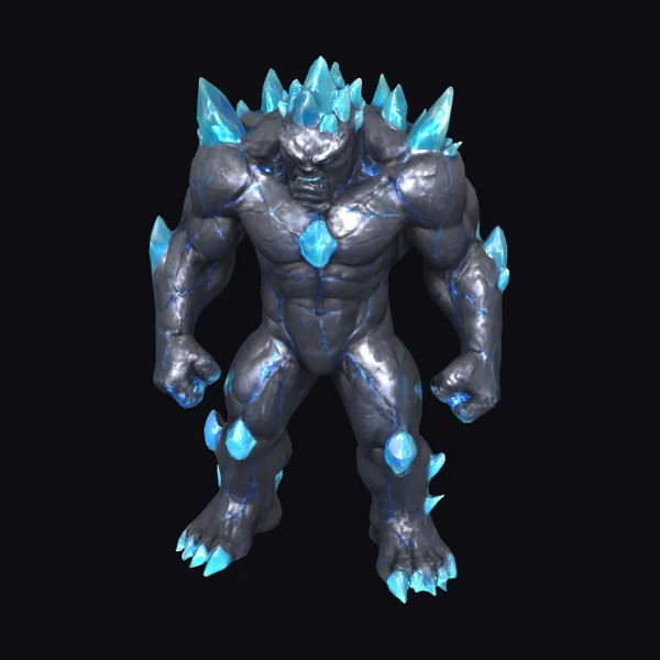 Crystal Golem Behemoth Warrior