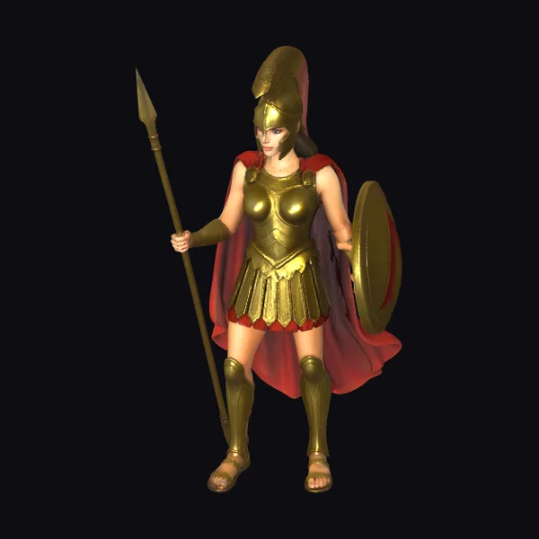 Ancient Greek Female Warrior