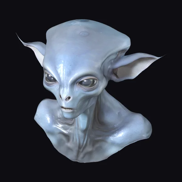 Alien Head Bust