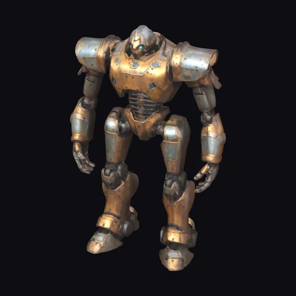 Ancient Metal Robot
