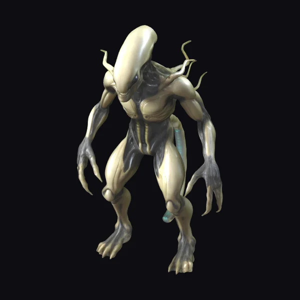 Alien Creature Split Form