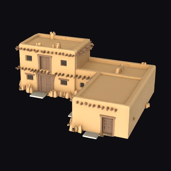 Adobe Style Building Set