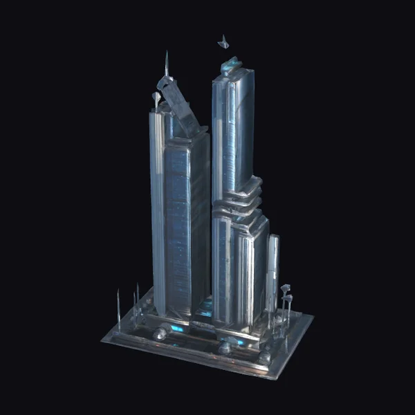 Futuristic Skyscraper Complex