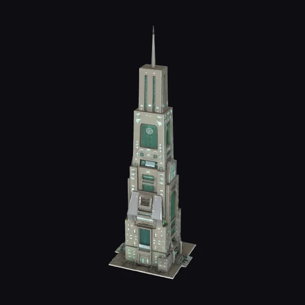 Futuristic Skyscraper Tower