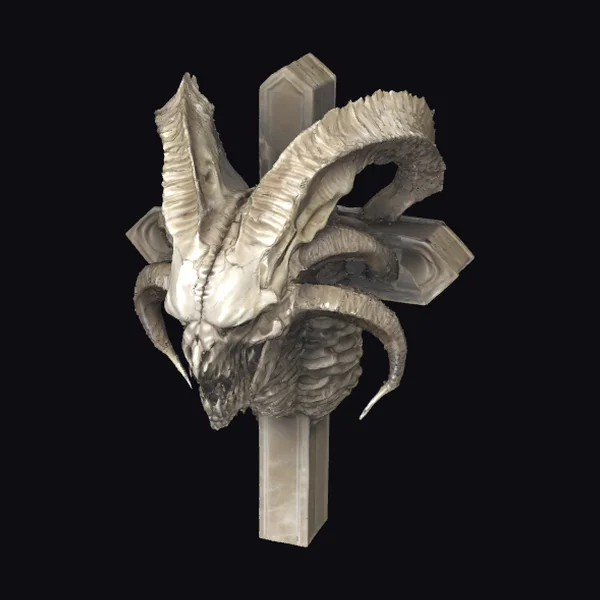 Dark Crucifixion Deity Head