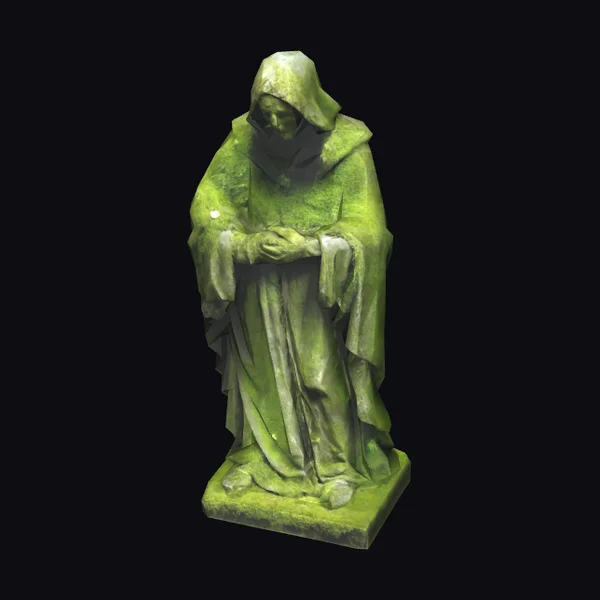 Ancient Cloaked Statue