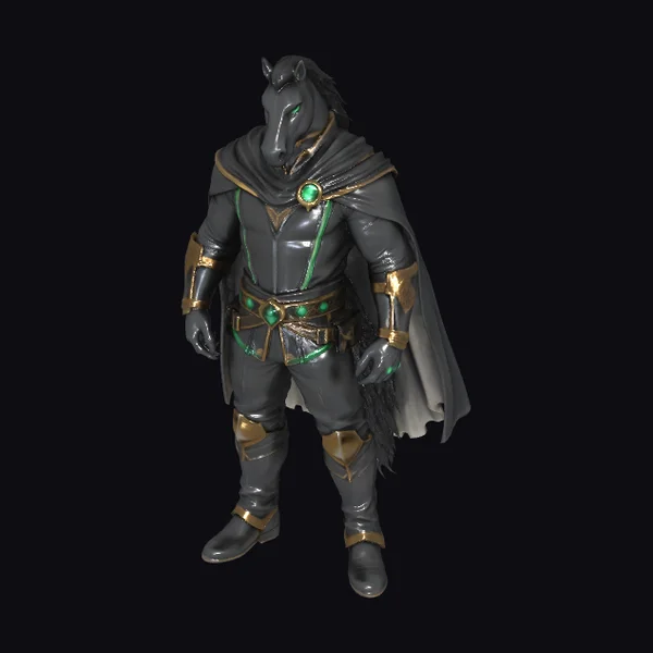 Emerald Equine Warrior