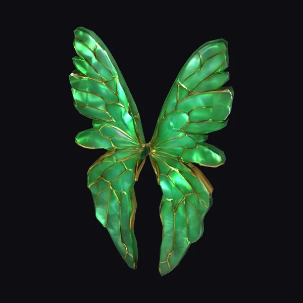 Emerald Green Butterfly Wings