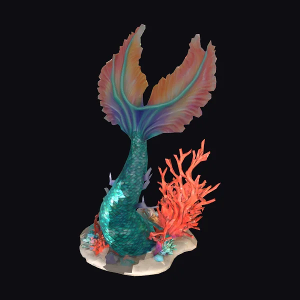 Colorful Mermaid Tail