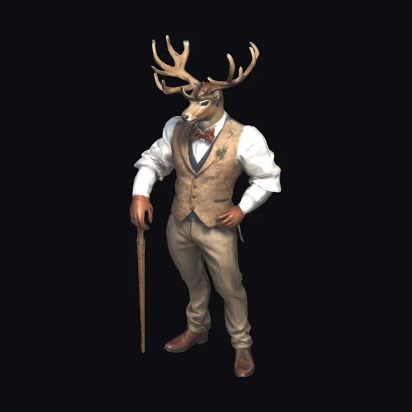 Antlers Gentleman Deer