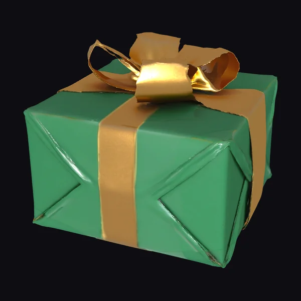 Wrapped Christmas Gift Box