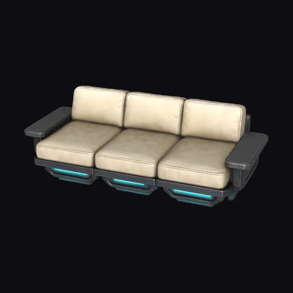 Futuristic Cream Sofa