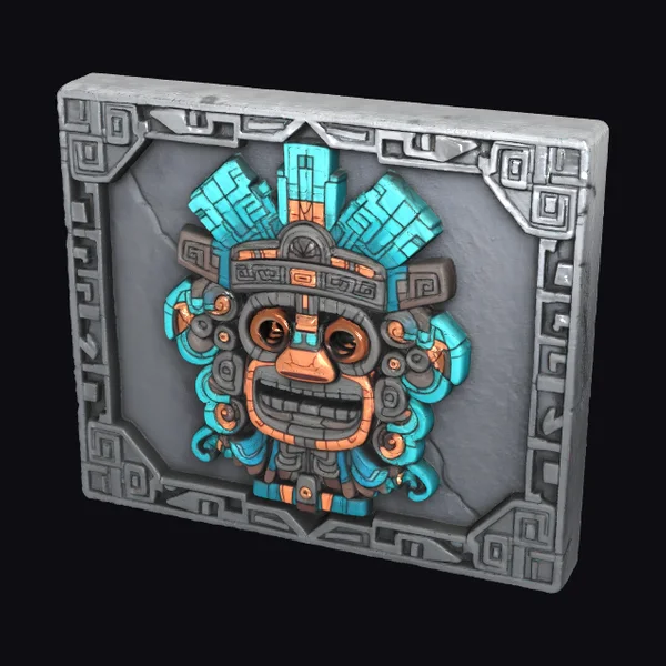 Aztec Embellished Plaque