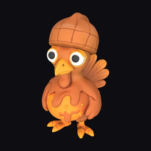 Cute Acorn Turkey