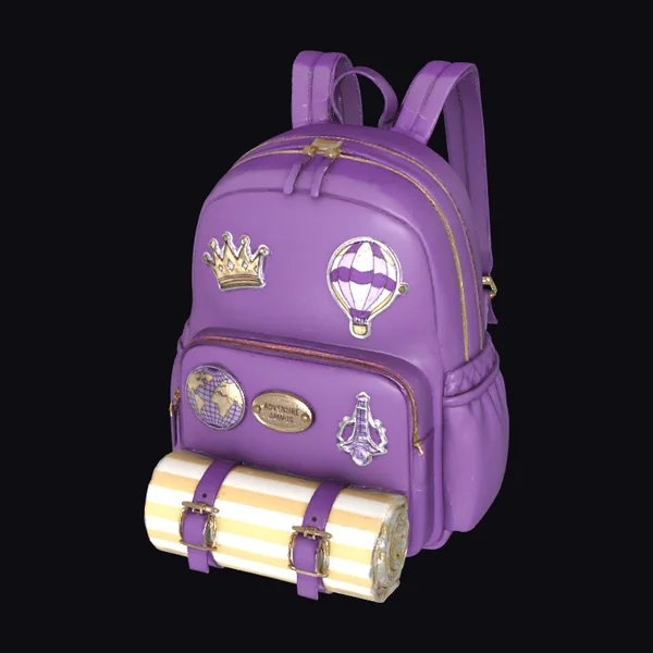 Purple Travel Backpack