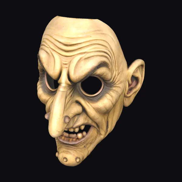 Wicked Old Man Mask