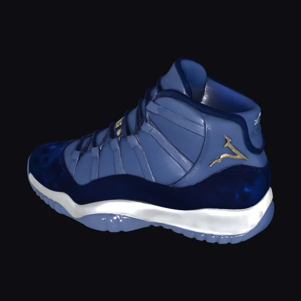 Royal Blue High Top Shoe