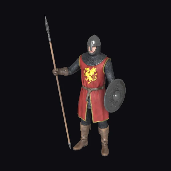 Medieval Knight Guard Male