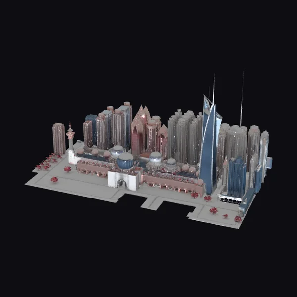 Abu Dhabi City Skyline