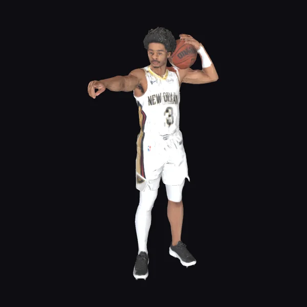 Basketball Player in White