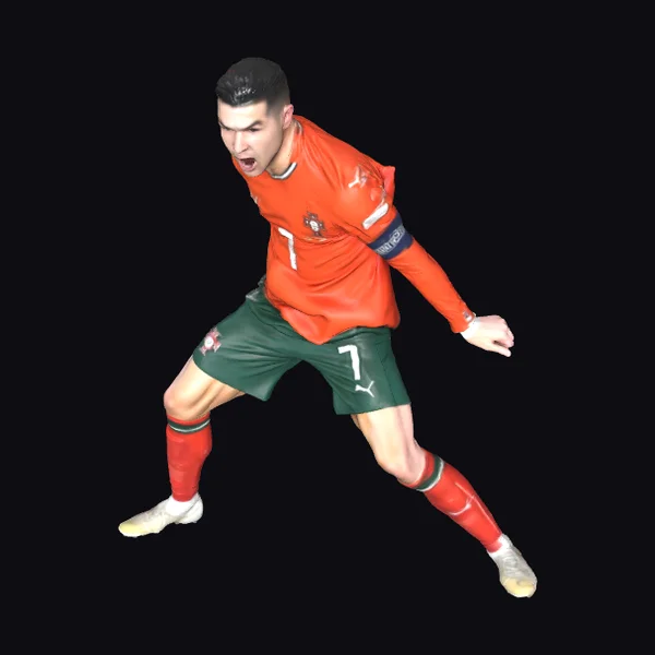 Soccer Player in Action