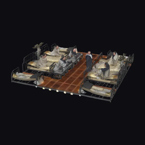 Military Barracks Scene