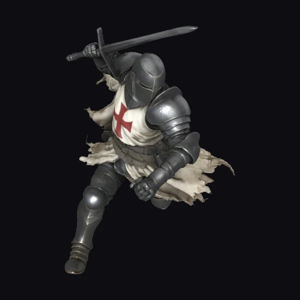 Armored Knight with Sword