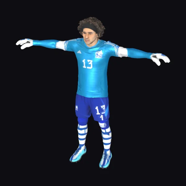 Soccer Goalkeeper T Pose